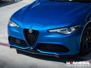 Alfa Romeo Giulia Front Spoiler - Carbon Fiber - Italia Style - Stile Italia - Sport/ Ti/ Veloce - V3